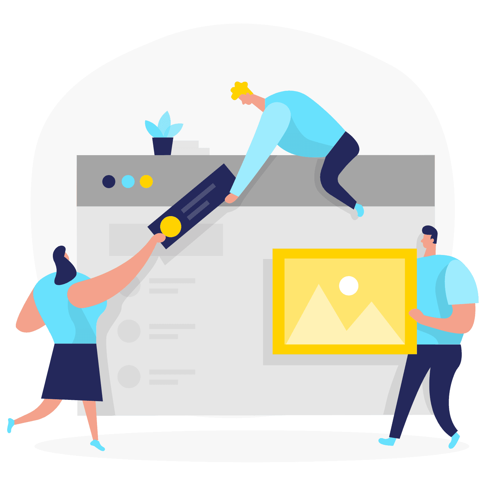 IT Solutions Illustration