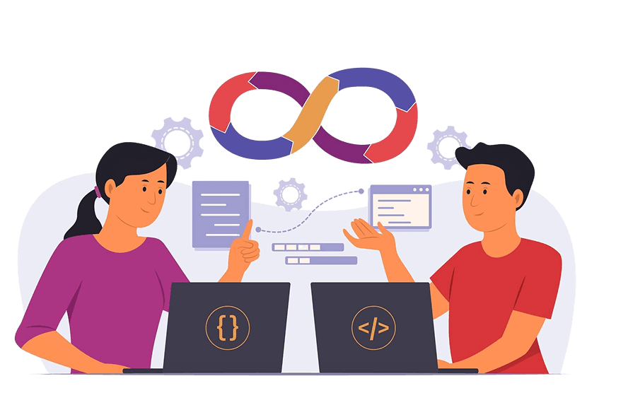 DevOps Solutions Illustration