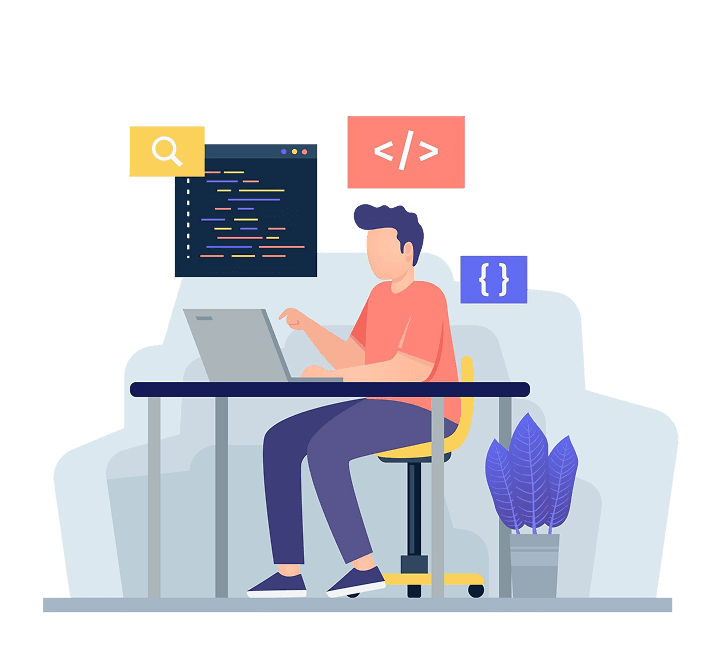Front-End Development Illustration