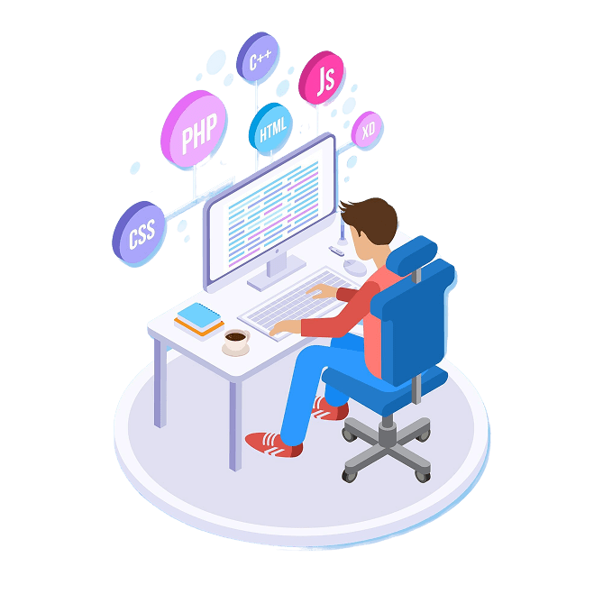 Full Stack Development Illustration