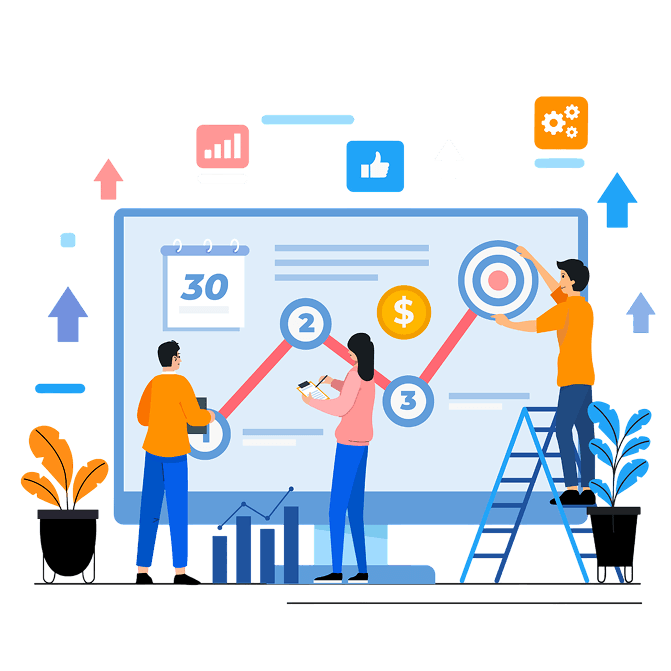 Microsoft Dynamics Solutions Illustration