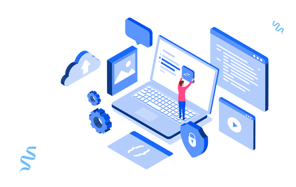 IT Solutions Illustration