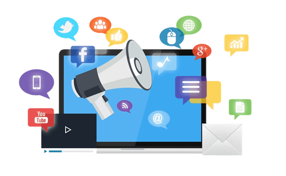 Digital Marketing Solutions Illustration