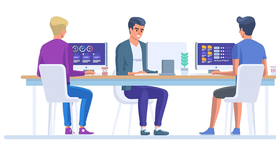 IT Solutions Illustration