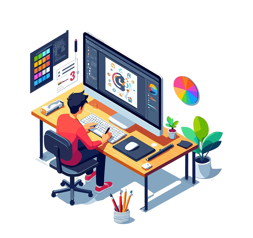 IT Solutions Illustration